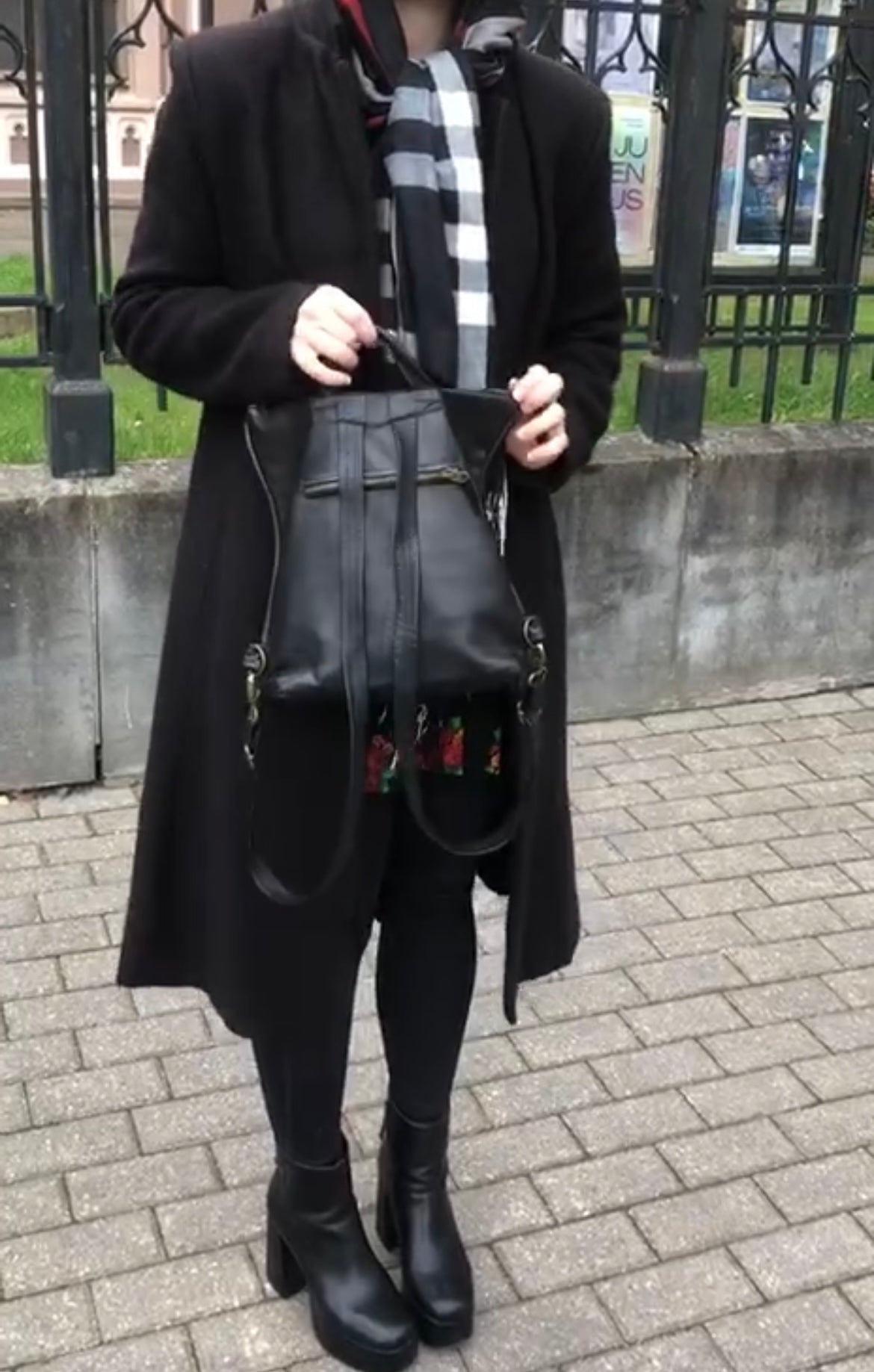 Premium Leather Black Backpack ESHMI