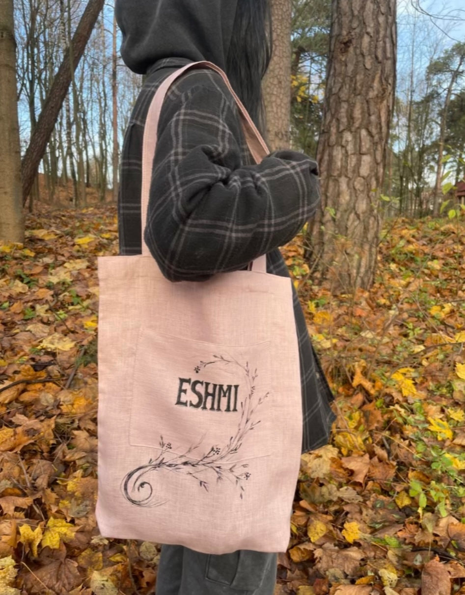 Linen Tote Bag