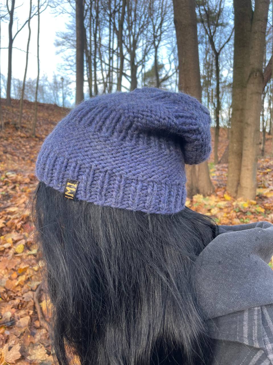 Knitted winter hat