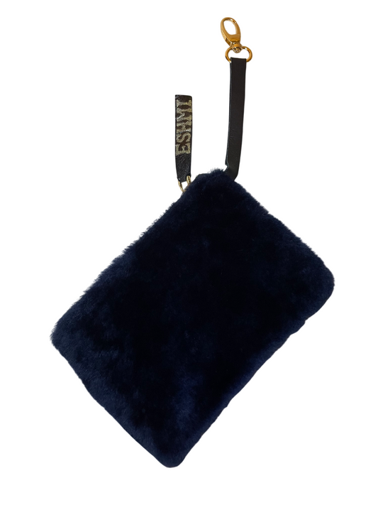 Cosmetic bag Natural fur ESHMI mini Premium