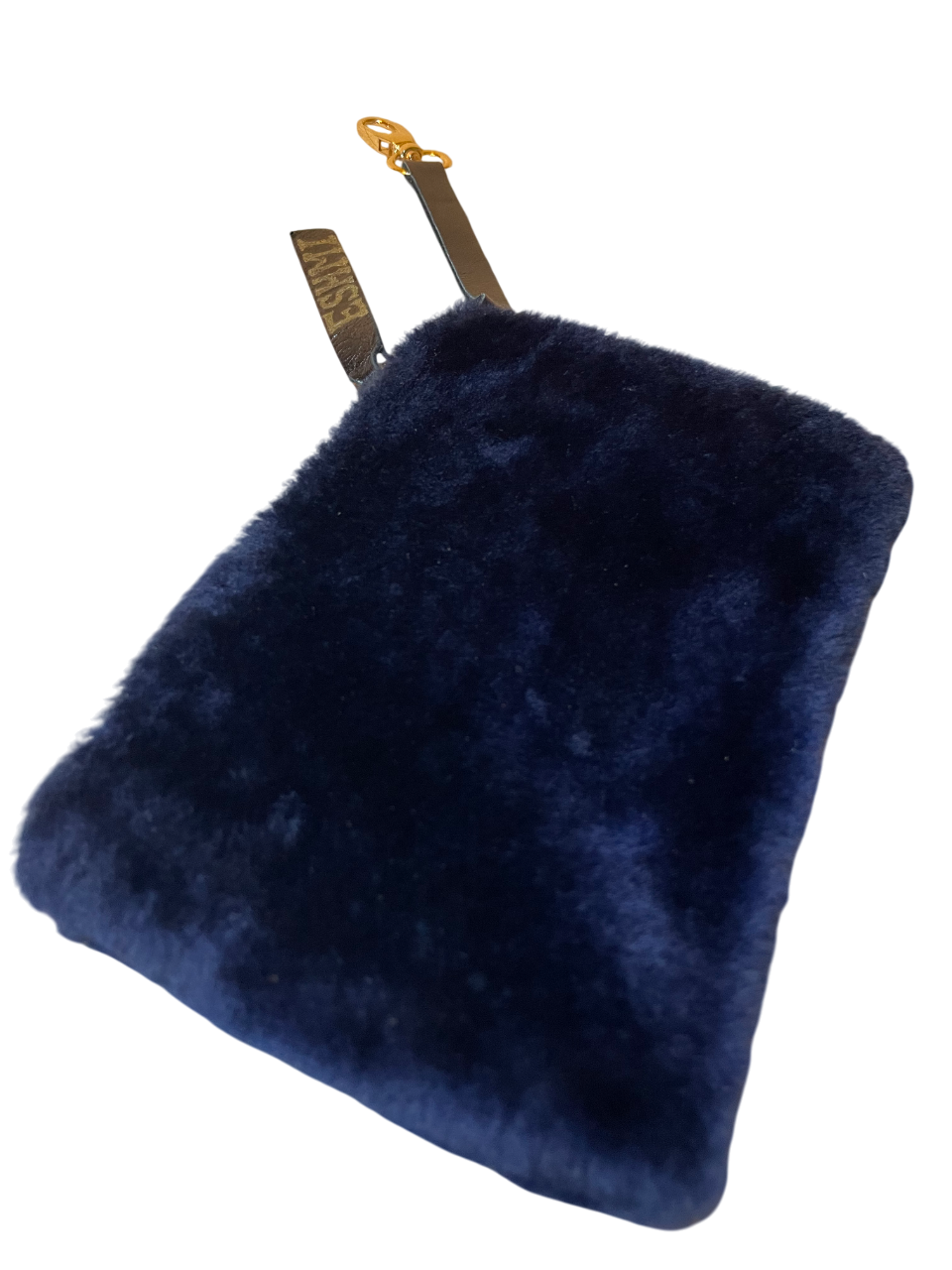 Cosmetic bag Natural fur ESHMI mini Premium