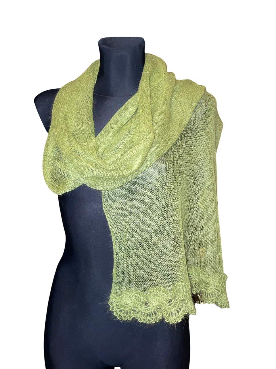 Knitted shawl Wool ESHMI