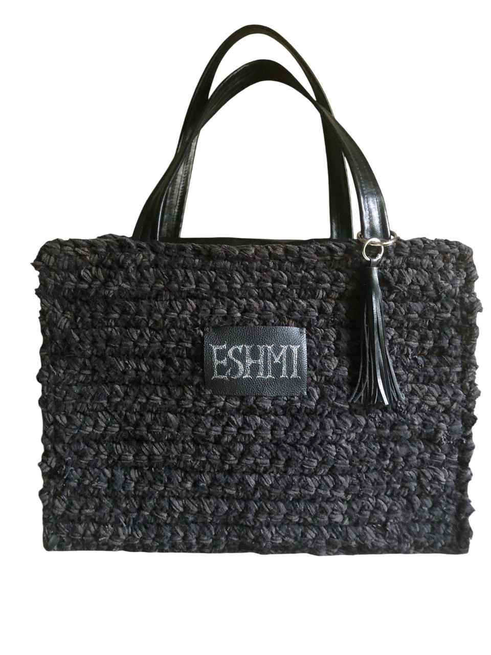 HandBag Natural leather linen ESHMI Premium (big)