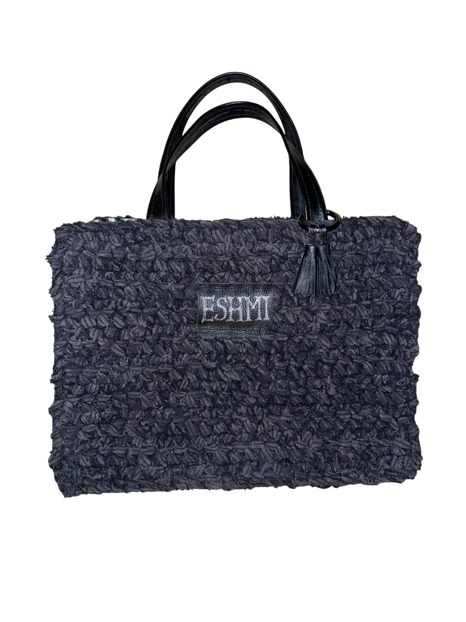 HandBag Natural leather cotton ESHMI Premium (small)